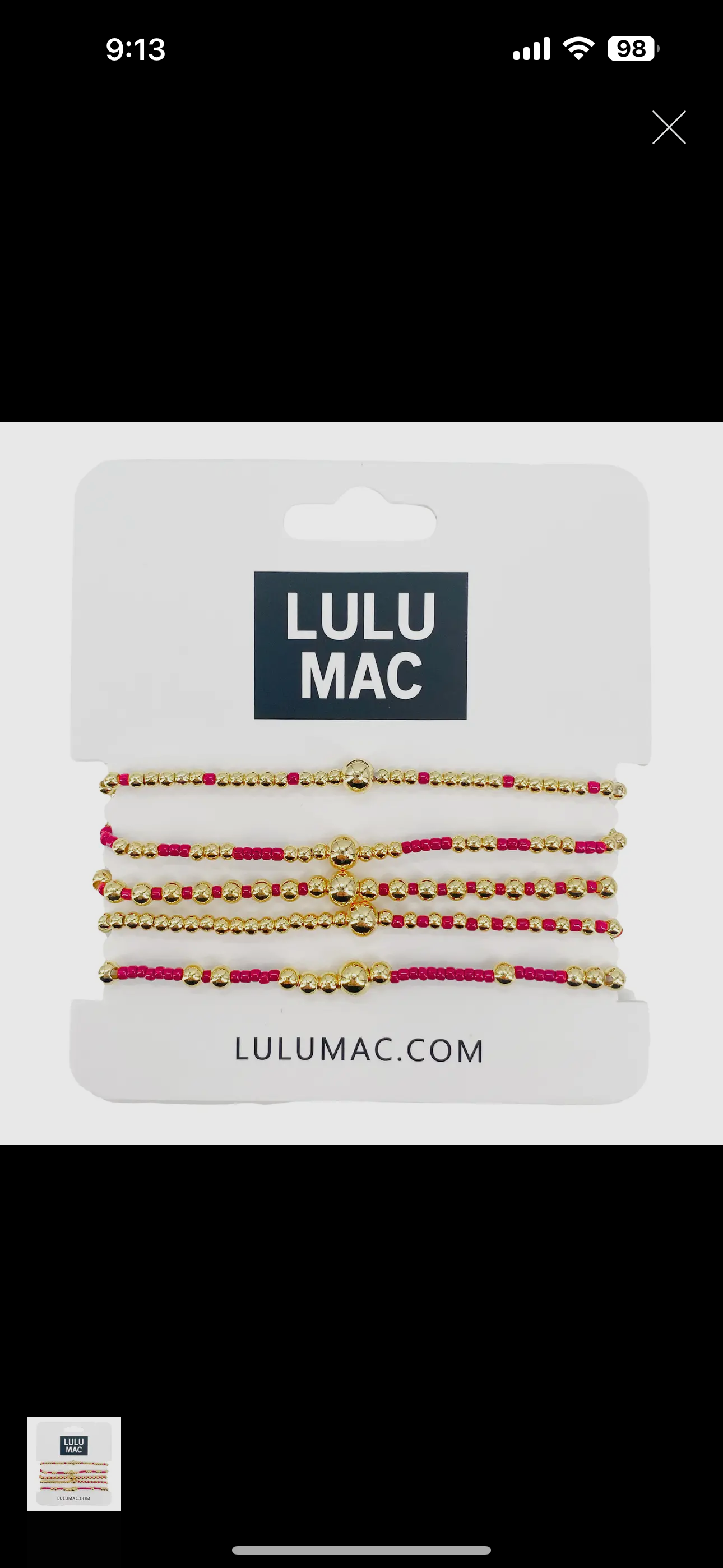 Lulu Mac Gold Bracelets