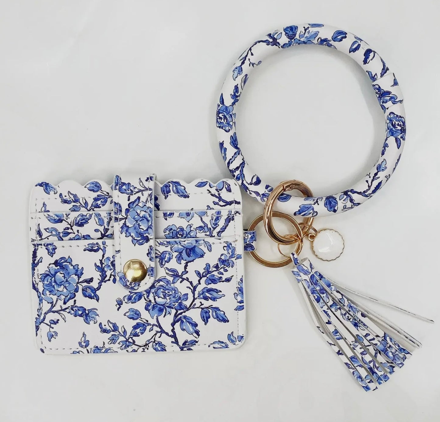 Lulu Mac Beaded Wristlet ID Wallet