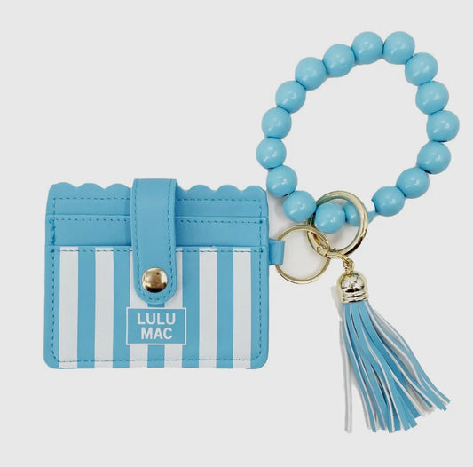 Lulu Mac Beaded Wristlet ID Wallet