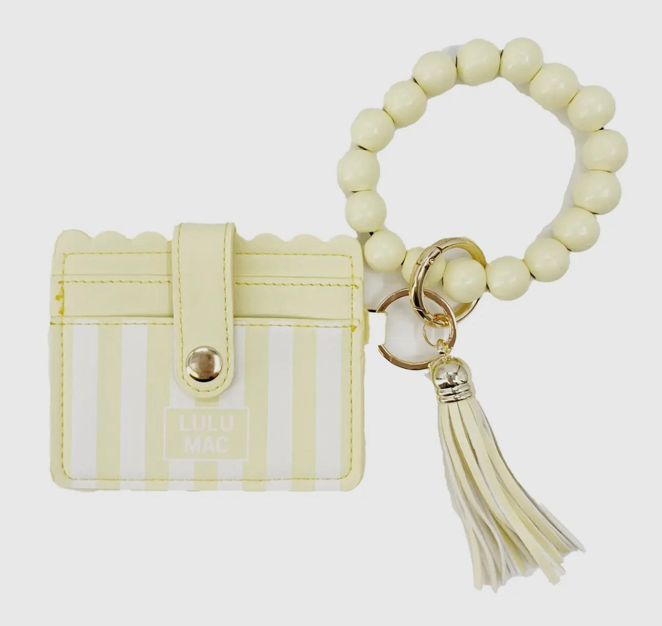 Lulu Mac Beaded Wristlet ID Wallet