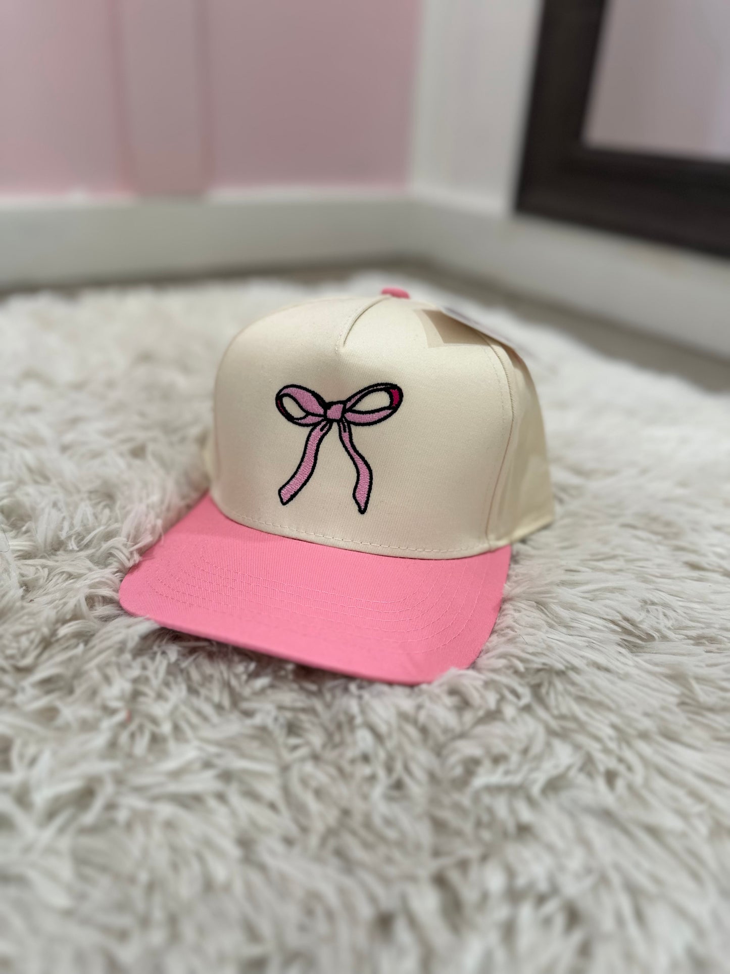 Pink Bow Hat