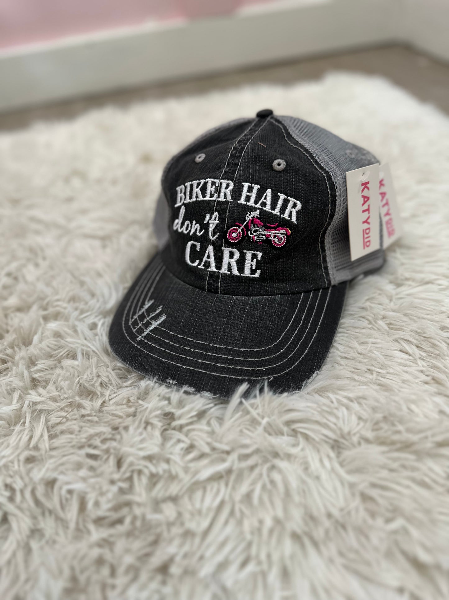 Biker Hair Don't Care Hat
