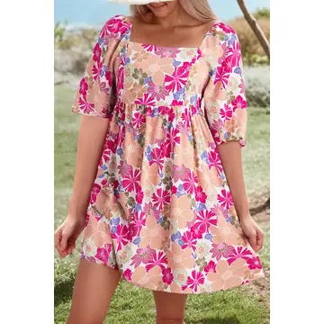 Floral Babydoll Dress